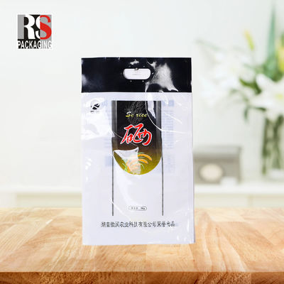 Personalizar bolsas de arroz de pie bolsas laminadas de papel de aluminio para envases de alimentos